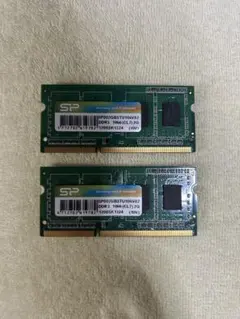 SP DDR3 2GB 1066MHz SO-DIMM メモリ 2枚組のサムネイル