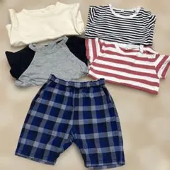 良品計画　ロンT Tシャツ・ショートパンツセット