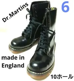 ドクターマーチン　イングランド　10ホール　6　レア　美品　レースアップ