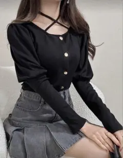 SHEIN FRIFUL ニットトップス Mサイズ