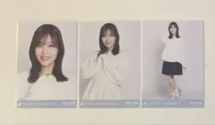 乃木坂46 生写真 柴田柚菜 ペプラムディテール 3種 コンプ