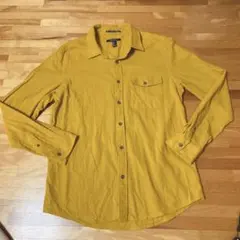Forever21 フォーエバー　長袖シャツ　冬素材　マスタードシャツ