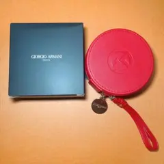 【新品】GIORGIO ARMANI ラウンドポーチ アクセサリーケース小物のサムネイル