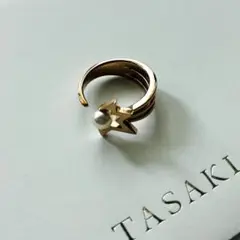新品 タサキ コメットリング TASAKI さくらゴールド 真珠　パールのサムネイル