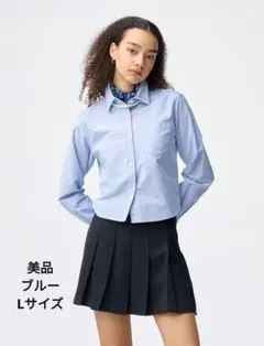 GU オックスフォードショートシャツ Lサイズ