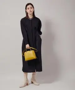 スタンドカラー ワンピース