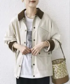美品　25AW SHIPS テント　シルエット　ワーク　ジャケットのサムネイル