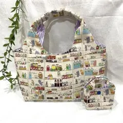 持ち手一体型親子トートバッグ