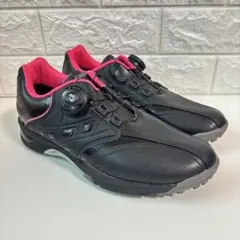 定価19800円⭐︎訳有り格安⭐︎asics XXIO 黒ピンク ゴルフシューズのサムネイル