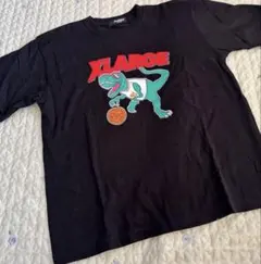 恐竜バスケットプリント半袖Tシャツ