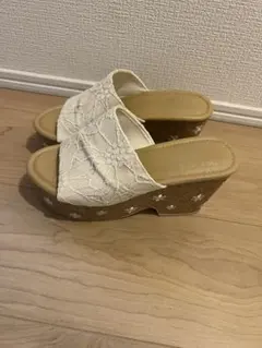PADOUROUGE レース ウェッジソール サンダルのサムネイル