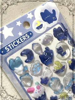 立体シール　3Dシール　透明な硬いタイプ