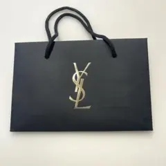 YSL ロゴ入り 黒 ショップ袋 小型