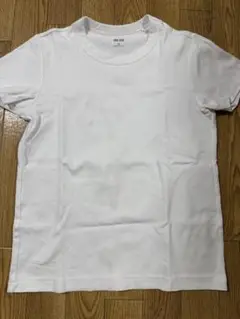 ユニクロ 未使用 レディースＭサイズ クルーネックTシャツ ホワイト 白