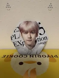 EXO ベクヒョン 缶バッジ #5 EXplOration