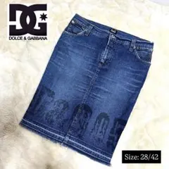 D&G DOLCE&GABBANA デニム タイトスカート 28/42のサムネイル