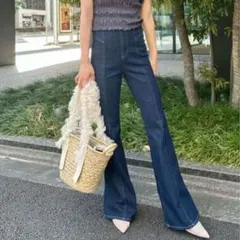 snidel ハイウエストストレッチデニム