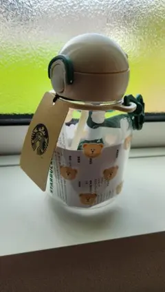 Starbucks ストラップ付ストロータンブラーベアリスタ458ml スタバ