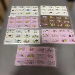 正規品 たまごっち チョコブロックシール 7種7枚セット