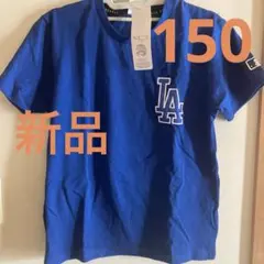 【90】新品 ロサンゼルス・ドジャース Tシャツ 青