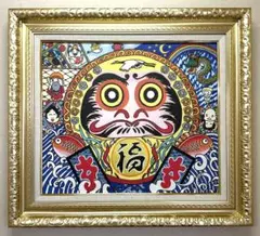 F6号】熊谷守一【猫】手描き作品/表サイン有/油彩/裏シール有り/高級額