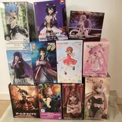 最新プライズフィギュア　初音ミク　時崎　薬屋　フリーレン　ハルヒ　レム