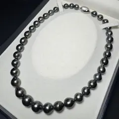 テリ強☆黒蝶真珠 タヒチ パール ネックレス 9.0-11.7mm 44cm - メルカリ