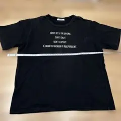 EVRIS ロゴプリント 半袖Tシャツ ブラック Fサイズのサムネイル