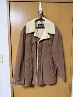 ブラウン フリースジャケット