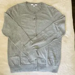 UNIQLO UVカットスーピマコットンクルーネックカーディガン（長袖）