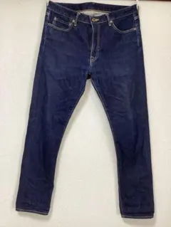 【お値下げ可】JAPAN BLUE JEANS 日本製 濃紺セルビッチデニム Mのサムネイル