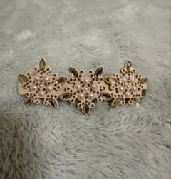 花モチーフ ヘア　バレッタ