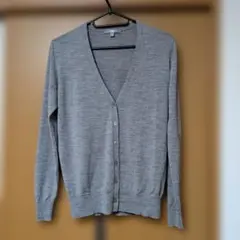 UNIQLO グレー Vネックカーディガン Lサイズ