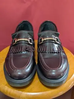 【ドクターマーチン／UK8】ローファー赤茶