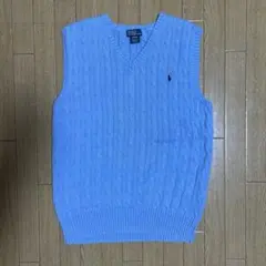 POLO/RalphLauren/ラルフローレン/コットン/ニット/ベスト/ロゴ
