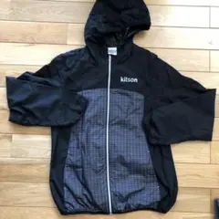 kitson ブラック ウィンドブレーカー