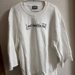 DIESEL ホワイト オーバーサイズ トレーナー