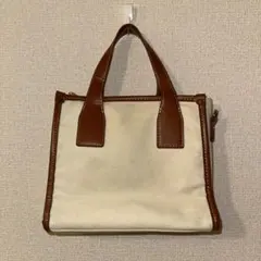 【SHEIN】キャンバス トートバッグ ハンドバッグ ベージュ ブラウン