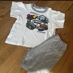 建設車両プリント パジャマセット