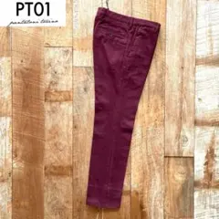 【美品】PT01 SUPER SLIM FIT コットン スラックスパンツ 46