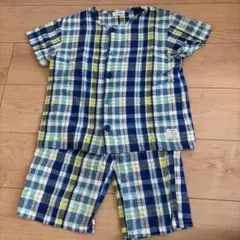 アンパサンド　チェック柄パジャマ 130cmのサムネイル