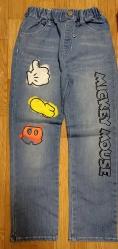 BABYDOLL　ミッキーマウス　デニムパンツ 130cm