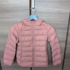 UNIQLO　フード付き中綿コート ピンク130cm☺