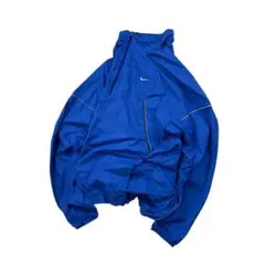 00s NIKE ナイロンジャケット 青色 archive y2k tech