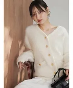 ♡snidel ファーライクミドルニットジャケット ♡