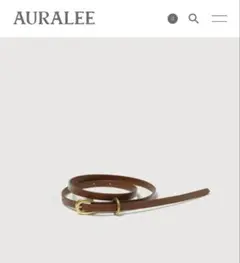 AURALEEベージュ スエード カジュアルベルト AURALEEベージュ スエード カジュアルベルト AURALEE LEATHER