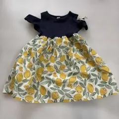 アプレレクール レモン柄ワンピース 90