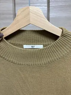 SLY 長袖ニットワンピース