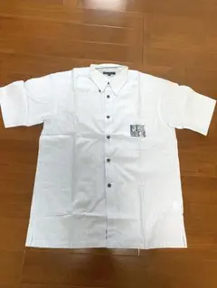 HARDY AMIES SPORT半袖シャツ　Mサイズ 薄手生地　ライトブルーのサムネイル