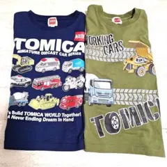 トミカ　TOMICA 　長袖 　Tシャツ サイズ110　 2枚セット